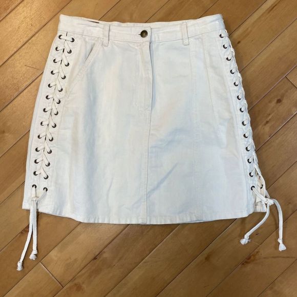 McQ Alexander McQueen Lace Up Skirt - Picture 4 of 10